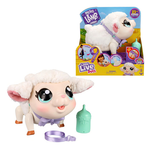 Little Live Pets - Mi Mascota Cordero Color Blanco Blanco