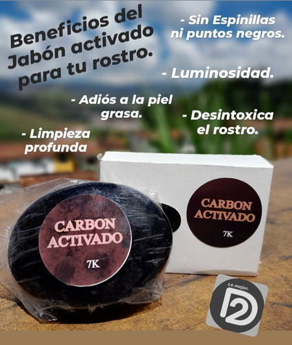 Imagen 2 de 2 de Jabón De Carbón Activo