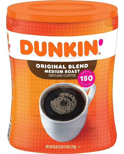 Dunkin Donuts Original Blend Café Molido 1,27kg 150 Servicio