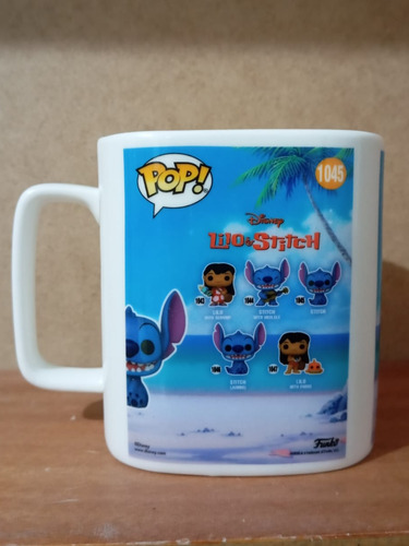 Stitch, Taza Térmica ,exclusiva De Funko 355, Lilo Y Stitch 