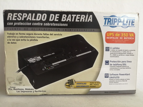 Respaldo De Bateria Con Proteccion Sobretenciones 