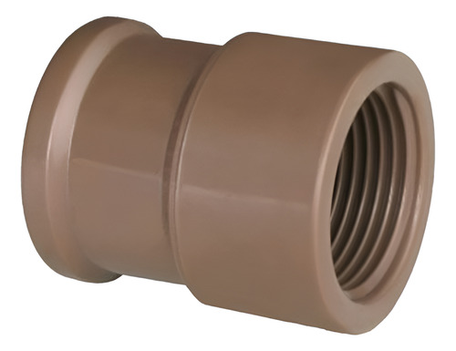 Luva Lr Soldável/roscável 25x1/2 Pvc Marrom