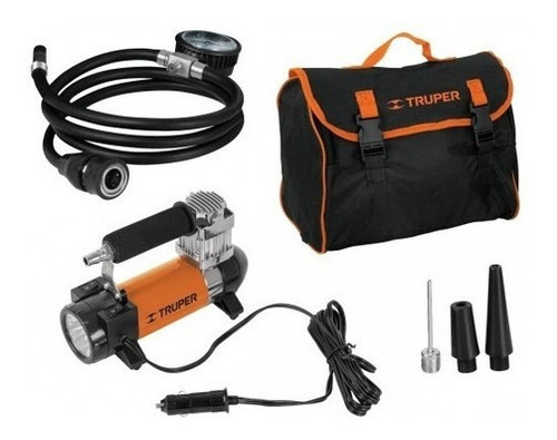 Imagen 4 de 4 de Compresor De Aire Portátil Con Linterna Led 150 Psi