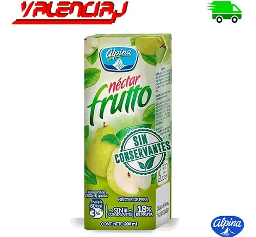2 Alpina Frutto Nectar Jugos Surtidos 200ml X 24