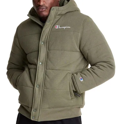 Champion sweater fleece top mens puffer jacket traduccion