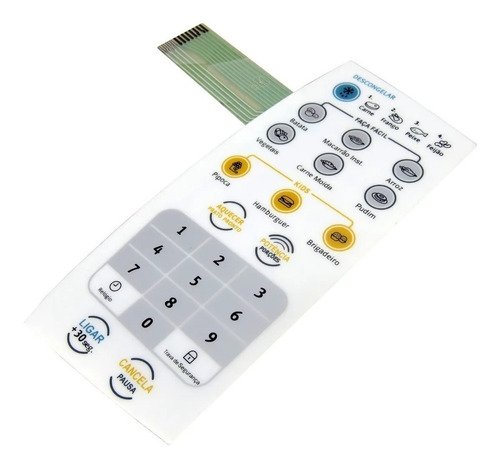 Imagem 1 de 6 de Membrana Teclado Forno Microondas Electrolux Mef 28 / Mef28
