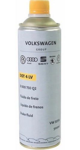 Fluído Freio 500 Ml Dot 4 Original Linha Volkswagen