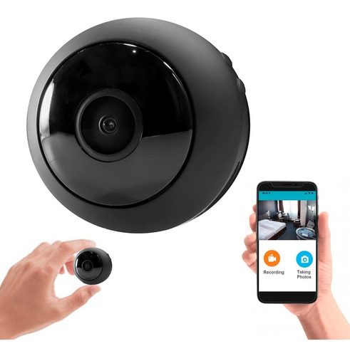Imagen 1 de 8 de Mini Cámara Oculta Espía Wifi Hd 1080p A Batería Visión Noct
