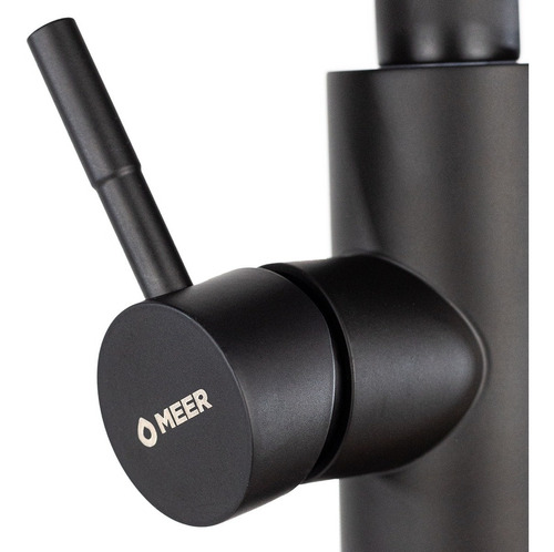 Cnx Mezcladora Flexible Monomando Para Fregadero Negro