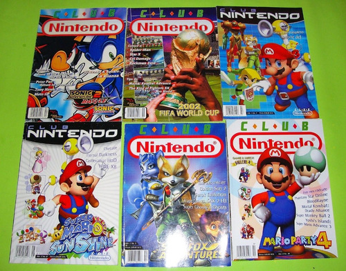 Lote De 6 Revistas Club Nintendo Año 11 (mr2023)