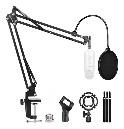 Soporte De Micrófono Para Blue Yeti, Quadcast Boom Arm Sciss