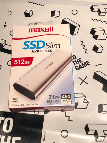 Imagen 3 de 5 de Disco Ssd 512gb Usb 3.1 Solido Externo Portable Maxell Speed