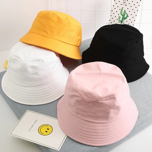Imagen 1 de 1 de Piluso Anime Aesthetic Bucket Hat Gorro Verano Kpop Kawaii