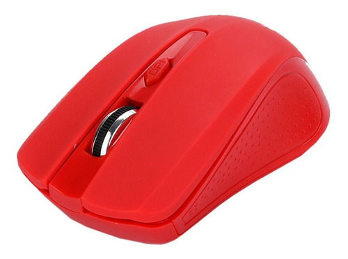 Mouse Nextep Inalámbrico 1600dpi Receptor Usb Rojo /vc