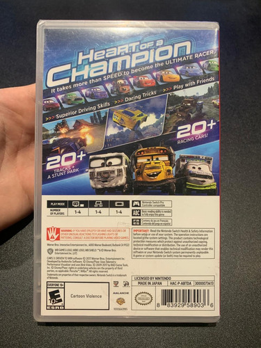 Cars 3: Driven To Win Nintendo Switch Nuevo (Usado)