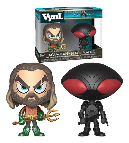 Funko Aquaman + Black Manta Original Funko Vynl Scarlet Kids