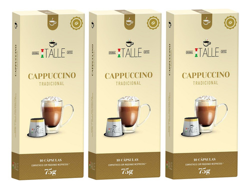 30 Capsulas Cappuccino Compatíveis Nespresso
