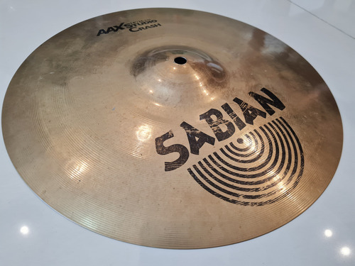 Sabian Aax Studio Crash 14 Prato - 1200 P.l X Natural (Usado)