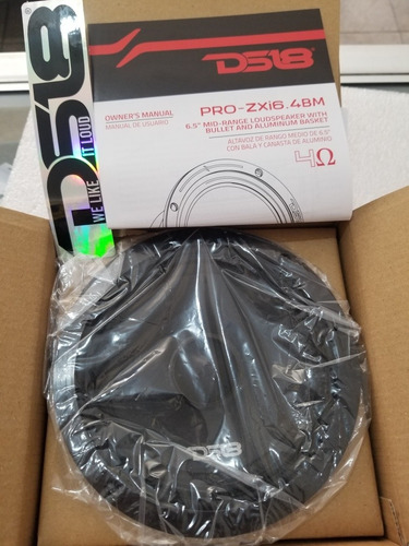 Bocina Medio Rango Ds18 Pro-zxi6.4bm 6.5 PuLG 600w Máx 1 Pza Color Negro