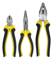 Comprar Jogo Alicates 3 Peças Kit Universal, Bico Meia Cana E Corte