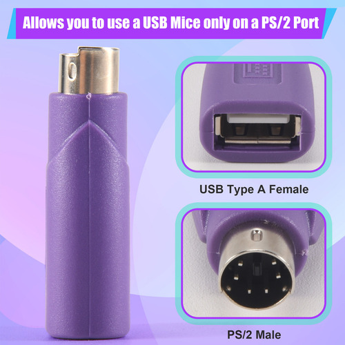 L Para Conector Usb, Ratón Y Teclado De Ordenador Adapt-fs