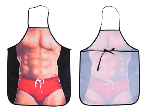 Delantal De Cocina 3d Divertido Para Hombre Sexy, Impermeabl