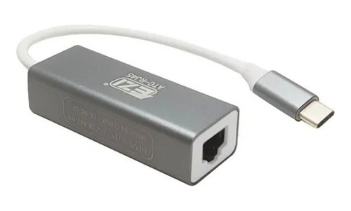Adaptador Usb Tipo C A Ethernet Rj45 Lan Cable Red | Metal