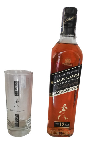 Whisky Sello Negro Black Label Con Obse - mL a $286