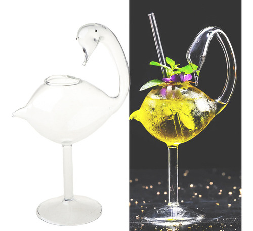 . Elega, Elegantes Copas De Vino Tinto Con Forma De Cisne
