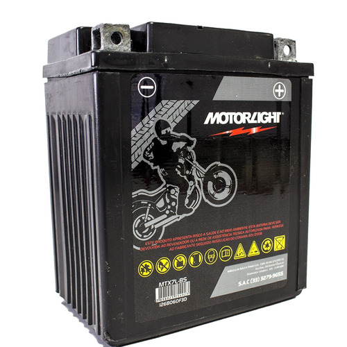 Imagem 1 de 5 de Bateria Moto Honda Xr 250 Tornado Motorlight 6ah Mtx7l-bs