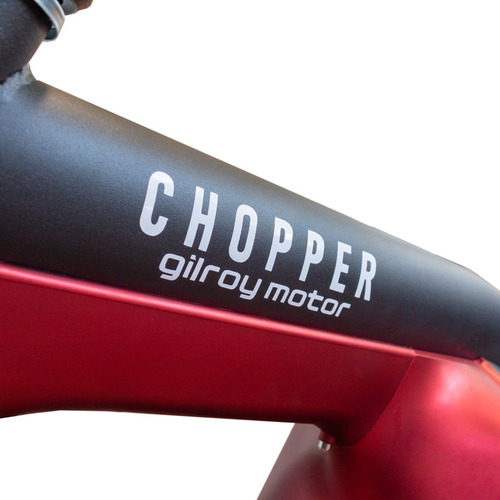 Imagen 4 de 19 de Moto Eléctrica Chopper Gilroy Motor Bateria Litio Color Rojo