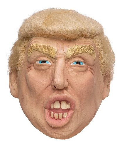 Ghoulish Productions Máscara De Trump With Hair Halloween