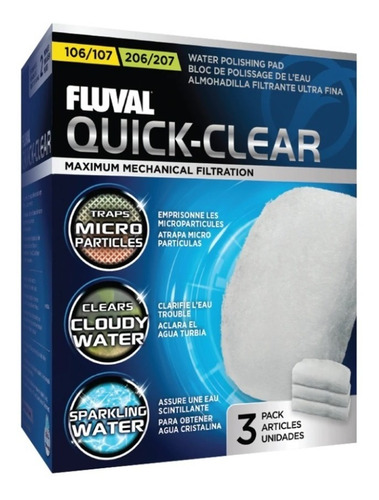 Fluval Esponja Quick Clear Para Filtros 106/107 -206/207 