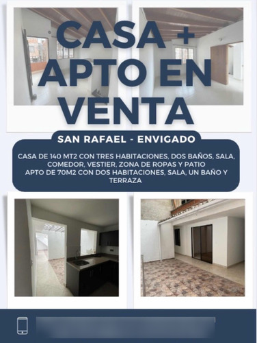 Casa + Apartamento En Venta