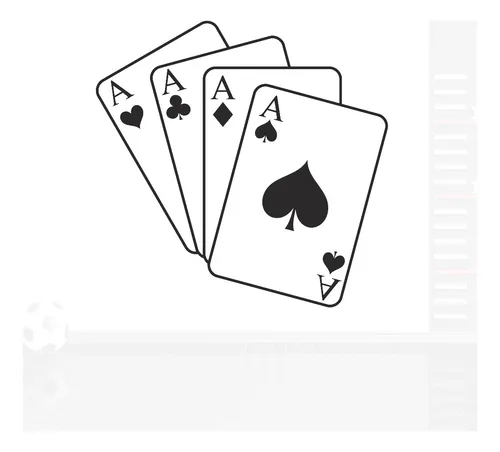 Vinilo Adhesivo Decorativo Pared Sticker Poker 58x58cms