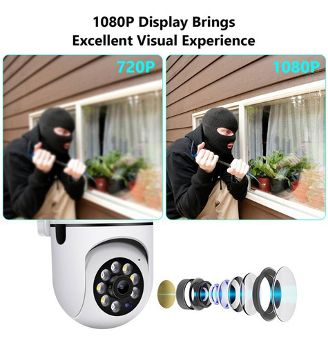 Yy Cámara De Seguridad Wifi Hd 2548x1536p Cámara Exterior
