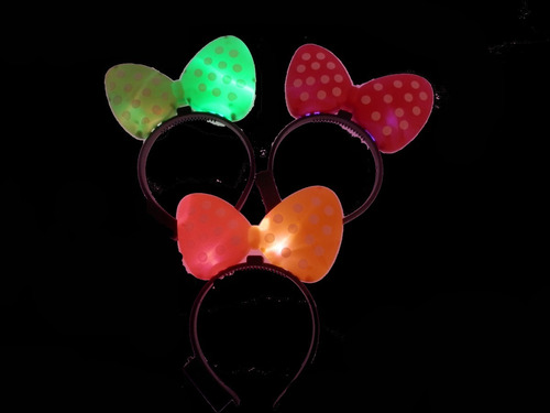 Imagen 8 de 9 de Pack Luminoso Lentes Rompecocos Vinchas Led Combo Cotillon