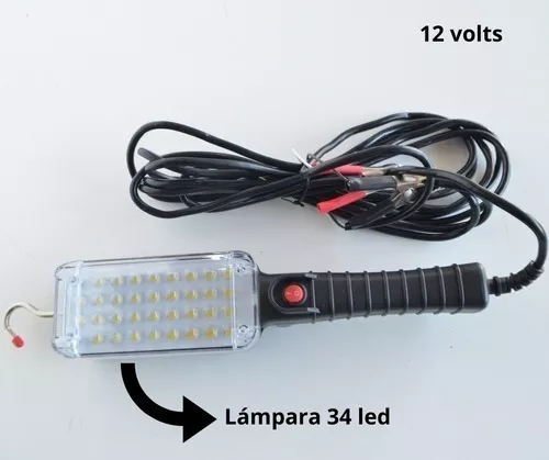 Lampara Luz Led Portatil 12v 7w Led Alto Poder 5m C/pinzas