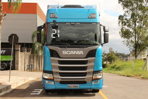 Imagem 2 de 13 de Scania R450 6x2 2021 Azul