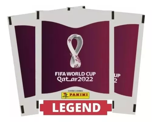 Copa 2022 Qatar Figurinha Lendária Legend Rookie Raras Bordo