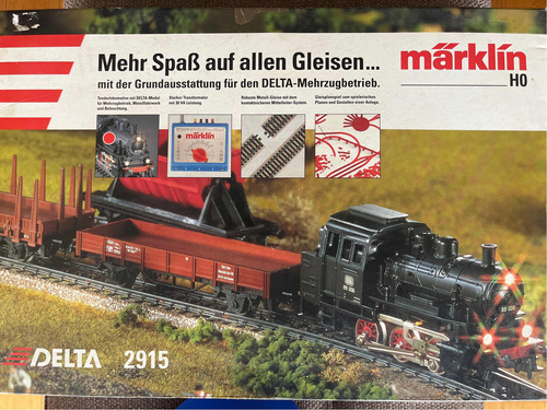 Tren Marklin Ho Delta 2915 Made Germany  Caja Original