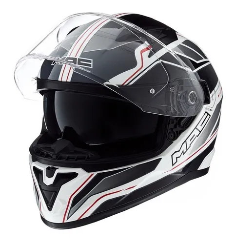Casco Moto Mac Speed 2.0 Doble Visor Graficas El Conde Motos