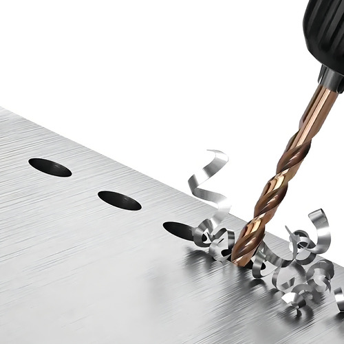 Broca 8,0mm Cobalto Aço Rápido Hss-co P/ Furar Aço Inox