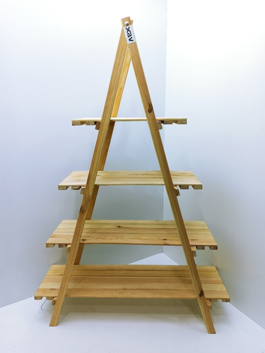 Imagen 6 de 6 de Exhibidor Estante Exhibidor Piramid Madera Indacer 6498 Xavi