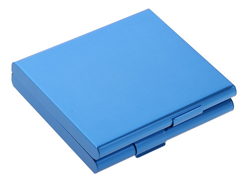 Imagen 7 de 7 de Caja De Cigarrillos De Aluminio Azul