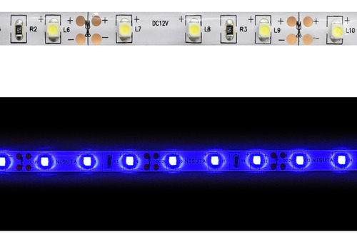 Tira De Leds Externa 3528 60 L/m Azul 24v X Metro Nsl36az24e