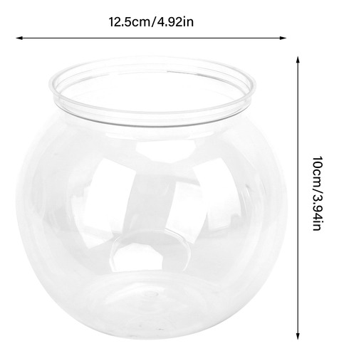 Mini Pecera De Plástico Transparente Resistente A Los Impact