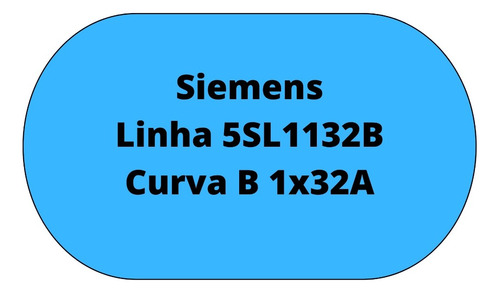 Disjuntor Din Unipolar 32a Curva B 5sl1132-6mb Siemens