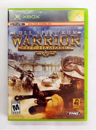 Full Spectrum Warrior Ten Hammers Xbox Rtrmx Vj