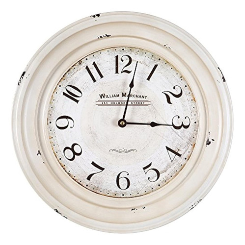 Reloj De Pared De Hierro Circular Yosemite Home Decor, Marco